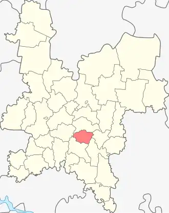 Сунский район на карте