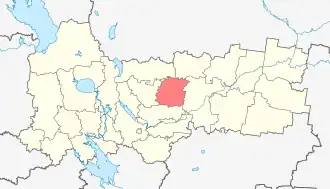 Сямженский районСямженский муниципальный округ на карте