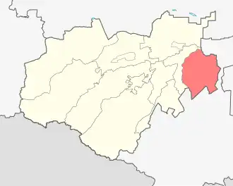 Терский район на карте