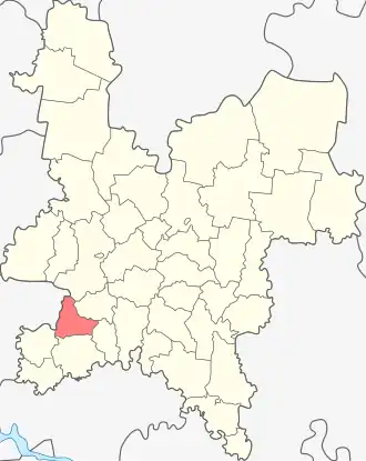 Тужинский район на карте