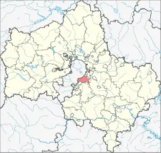 Видновское благочиние на карте