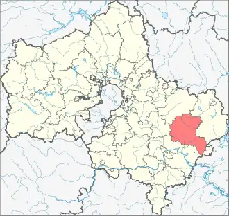 город Егорьевскмуниципальный округ Егорьевск на карте