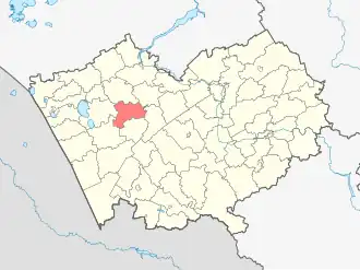 Завьяловский район на карте