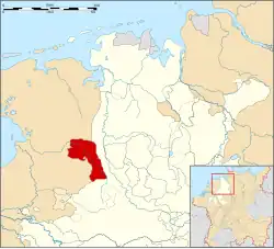 Графство Бентгейм в составе Вестфальского округа (1560 г.).px