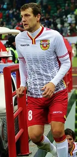 Сухарев в составе тульского «Арсенала» в 2015 г.