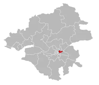 Кантон на карте департамента Атлантическая Луара