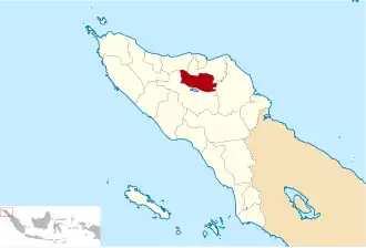округ Бенермериах на карте