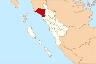 Западный Пасаман на карте