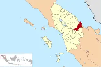 округ Лабуханбату на карте