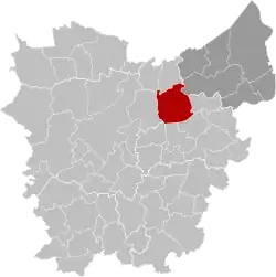 Расположение муниципалитета на карте провинции