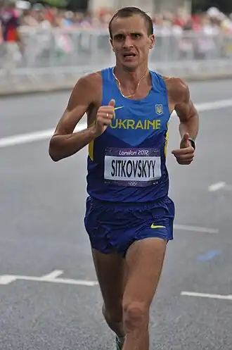 На олимпийском марафоне в Лондоне