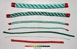 Плетёный такелаж&nbsp;— полипропиленовые канаты, верёвки и нейлоновые шнуры, используемые для экипировки донного испанского яруса