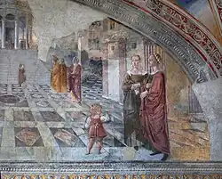 Деталь росписи