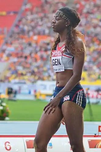 Лоррейн Юджен на чемпионате мира 2013 года