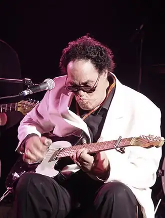 Луизиана Ред во время выступления в Дании