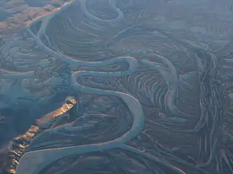 Меандры русла реки Коюкук