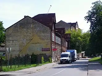 Начало улицы Лубанас, вид от ул. Резнас