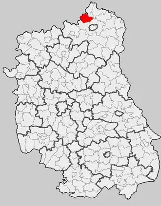 Лесьна-Подляска на карте