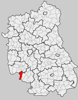 Гмина Поток-Вельки на карте