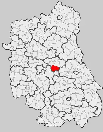 Милеюв на карте