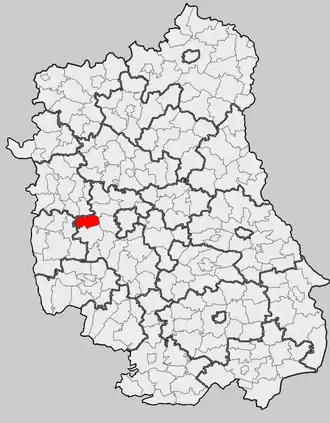 Войцехув на карте