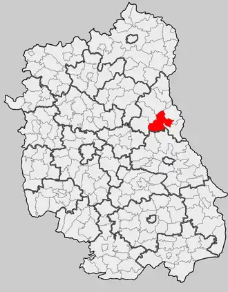 Ханьск на карте