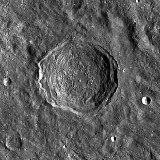 Снимок зонда Lunar Reconnaissance Orbiter.