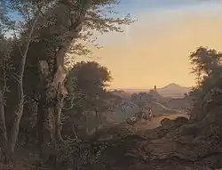 Лес в Олевано. 1829. Холст, масло. Новая пинакотека, Мюнхен