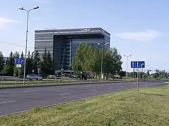 Вид на здание банка Luminor