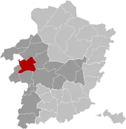 Расположение муниципалитета на карте провинции