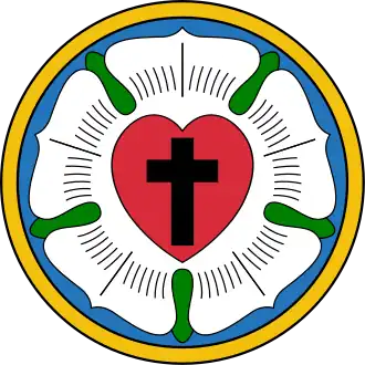 Роза Лютера — эмблема лютеранских церквей