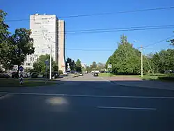 Вид от Пискарёвского проспекта