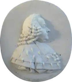 Медальон. Портрет курфюрста Майнца Иоганна Фридриха Карла фон Остайна. Севр, около 1770 г.