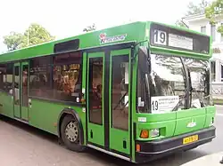 МАЗ-103.075  на маршруте № 19, 2008 год