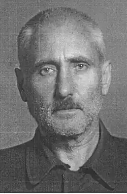 Николай Ухтомский после ареста.Фотография НКВД. 1945 год.