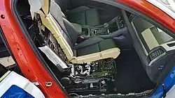 Переднее кресло в разрезе