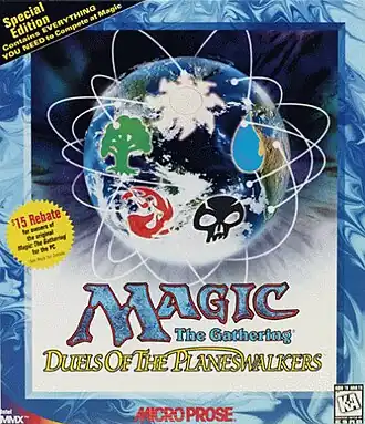 Обложка улучшенной версии «Duels of the Planeswalkers»