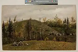 «Пейзаж со стадом», 1907 г. Тартуский художественный музей, Эстония