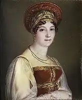 Артистка мадемуазель Марс в русском костюме, 1812, Лувр