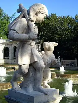 Фонтан сказок, скульптура «Кот в сапогах»