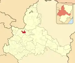 Расположение муниципалитета на карте провинции