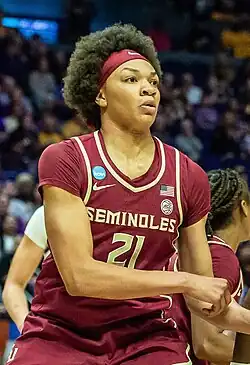 Тимпсон в игре за «Флорида Стэйт Семинолз» против «ЛСЮ Тайгерс» (24 марта 2025 года)