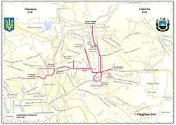 Маршруты трамвая г. Макеевка в 1941&nbsp;году
