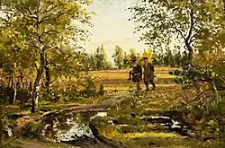 «В берёзовом лесу», 1905 г. Национальный музей в Варшаве, Польша