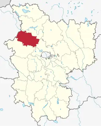 Молодечненский район на карте