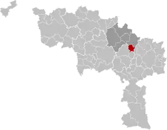 Расположение муниципалитета на карте провинции