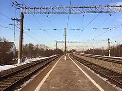 Вид на север с платформы