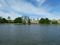 Мантуя. Вид с реки Минчо.