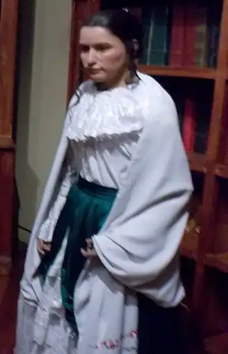 Восковая фигура Мануэлы Эспехо. Кито, музей Alberto Mena Caamaño