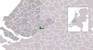 Местонахождение Хардинксвелд-Гиссендама